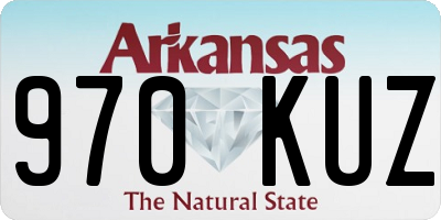 AR license plate 970KUZ