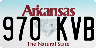 AR license plate 970KVB