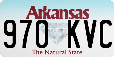 AR license plate 970KVC
