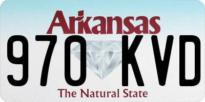 AR license plate 970KVD