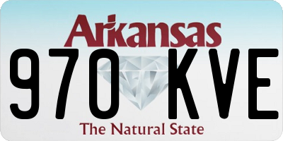 AR license plate 970KVE