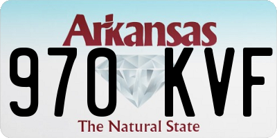 AR license plate 970KVF