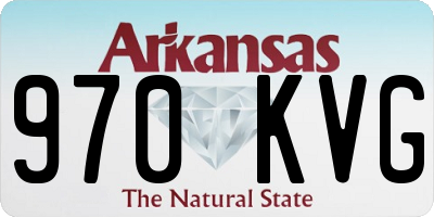 AR license plate 970KVG