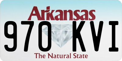 AR license plate 970KVI