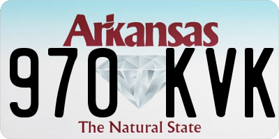 AR license plate 970KVK