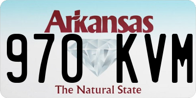 AR license plate 970KVM
