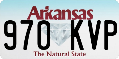 AR license plate 970KVP