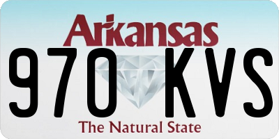 AR license plate 970KVS