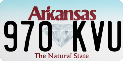 AR license plate 970KVU