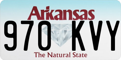 AR license plate 970KVY