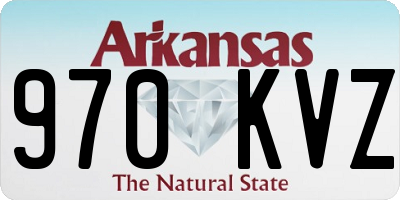AR license plate 970KVZ