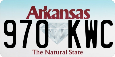 AR license plate 970KWC