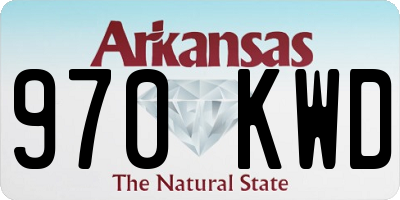 AR license plate 970KWD