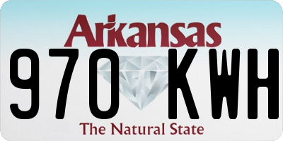 AR license plate 970KWH