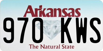 AR license plate 970KWS
