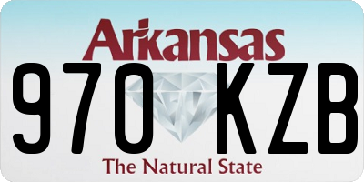 AR license plate 970KZB