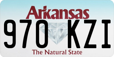 AR license plate 970KZI