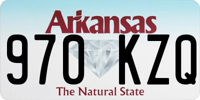 AR license plate 970KZQ