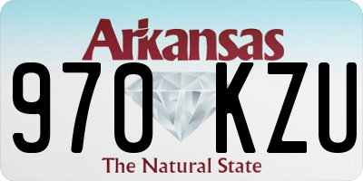 AR license plate 970KZU