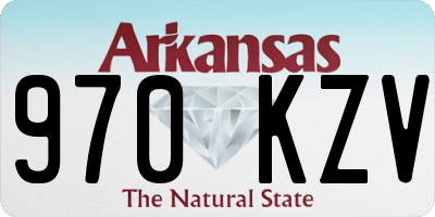 AR license plate 970KZV