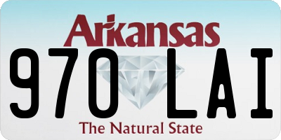 AR license plate 970LAI