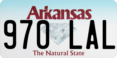 AR license plate 970LAL
