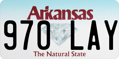 AR license plate 970LAY