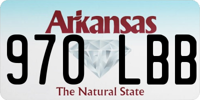 AR license plate 970LBB
