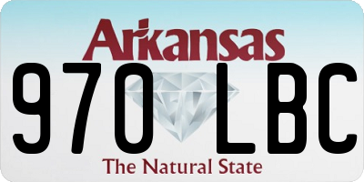 AR license plate 970LBC