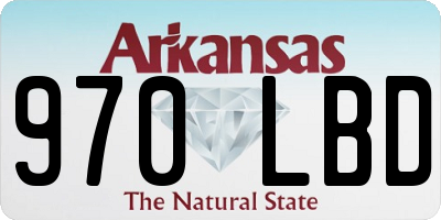 AR license plate 970LBD