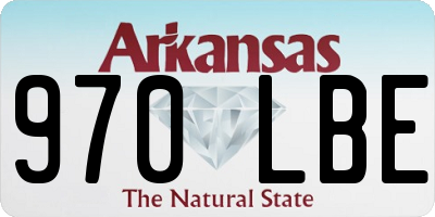 AR license plate 970LBE