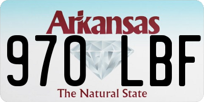 AR license plate 970LBF
