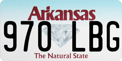 AR license plate 970LBG