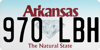 AR license plate 970LBH