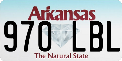 AR license plate 970LBL