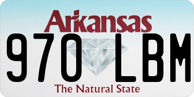 AR license plate 970LBM