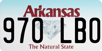 AR license plate 970LBO