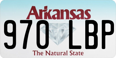 AR license plate 970LBP