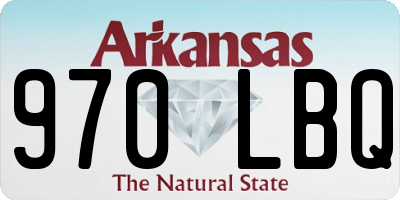 AR license plate 970LBQ