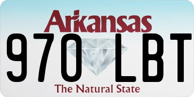 AR license plate 970LBT