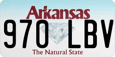 AR license plate 970LBV