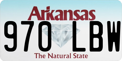 AR license plate 970LBW