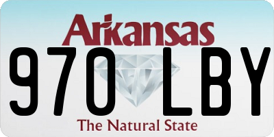 AR license plate 970LBY