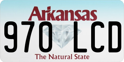 AR license plate 970LCD