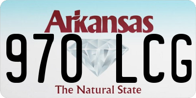 AR license plate 970LCG