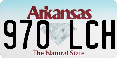 AR license plate 970LCH