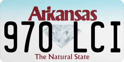 AR license plate 970LCI