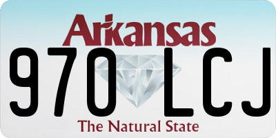 AR license plate 970LCJ