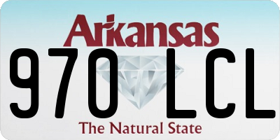 AR license plate 970LCL