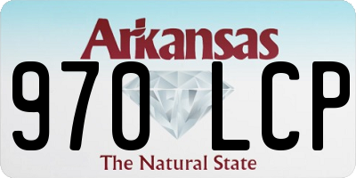 AR license plate 970LCP